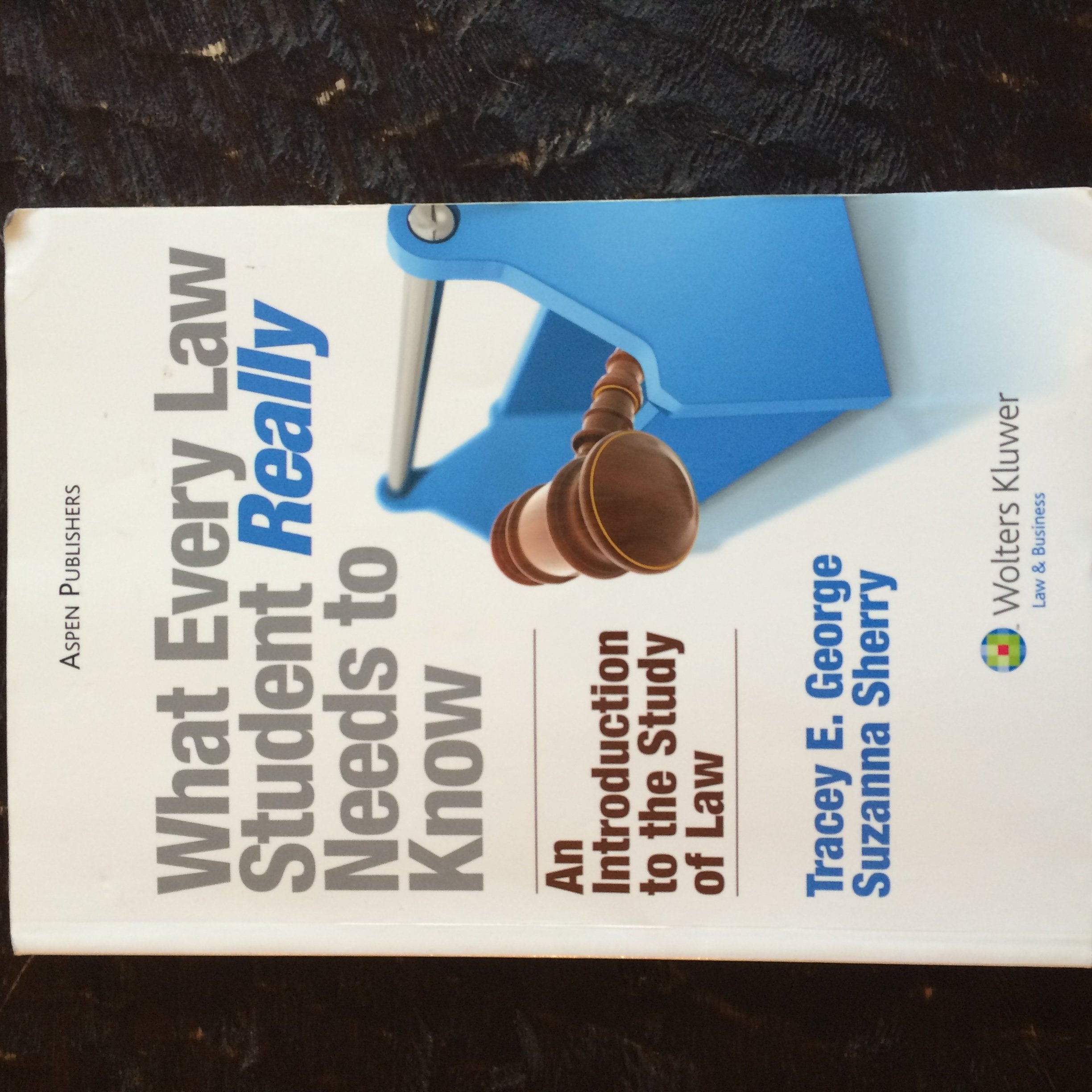 What Every Law Student Really Needs to Know: An Introduction to the Study of Law,Used