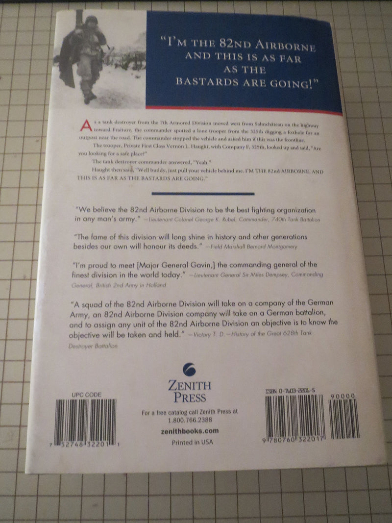 All American All The Way: The Combat History Of The 82nd Airborne Division In World War II,Used