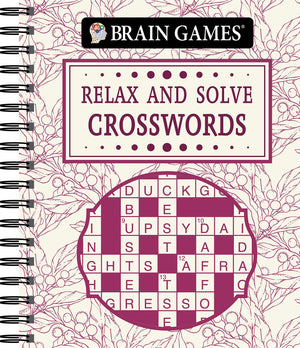 Brain Games  Relax and Solve: Crosswords (Toile),Used