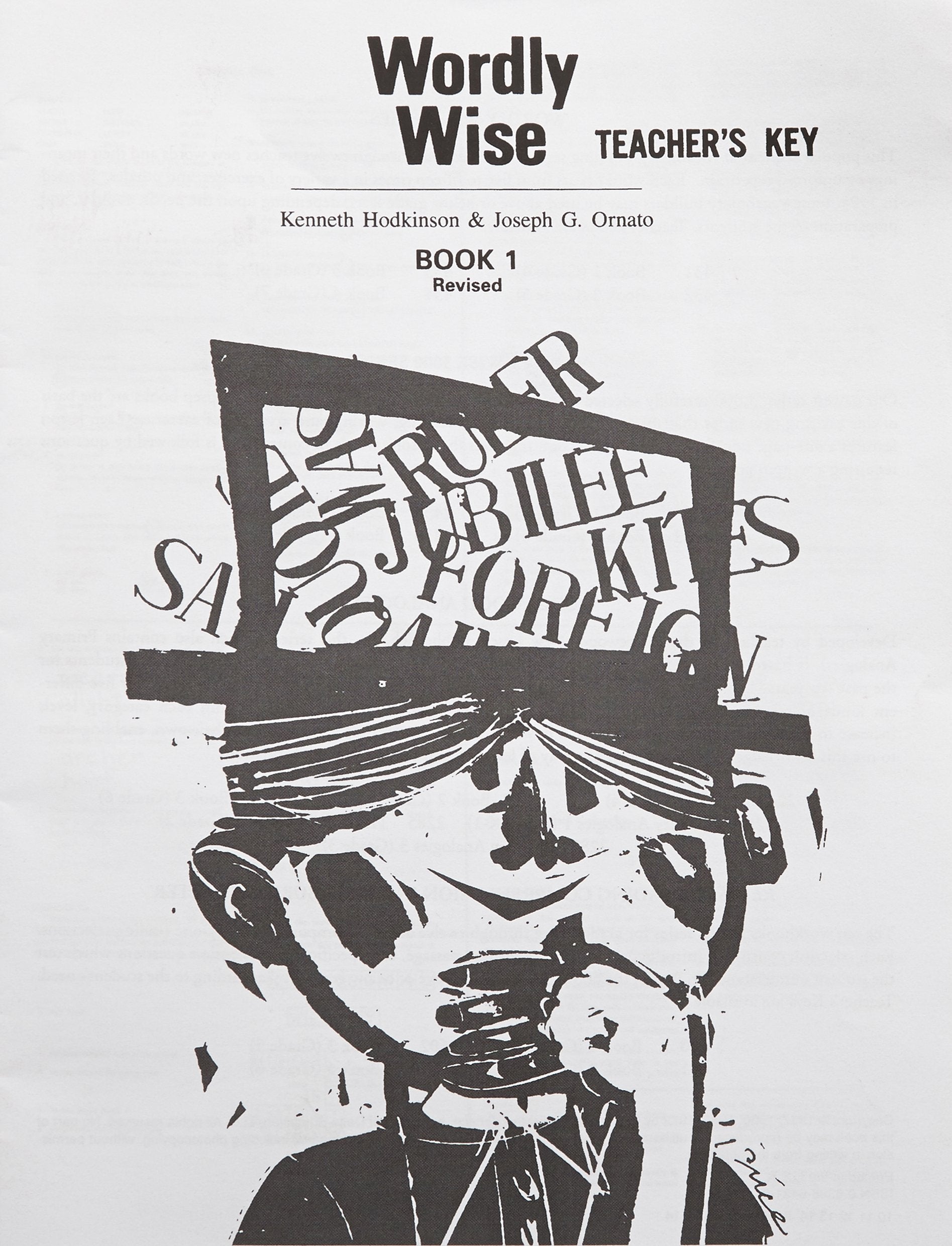 Wordly Wise: Book 1 Revised, Teacher's Key,Used