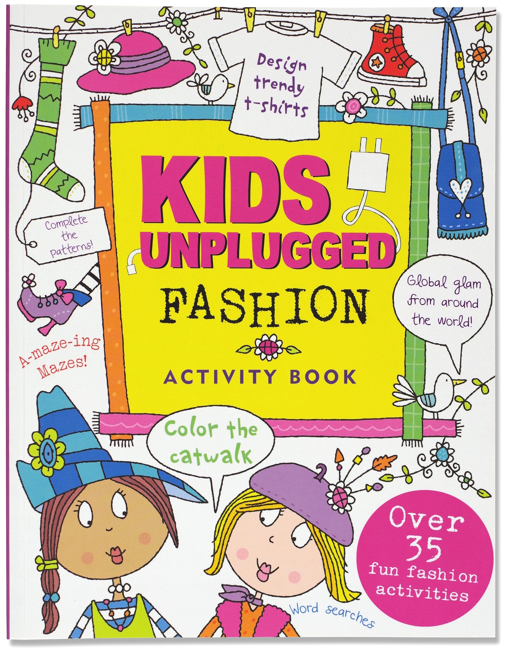 Kids Unplugged Fashion Activity Book,Used