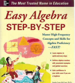 Easy Algebra StepbyStep (Easy StepbyStep Series),Used