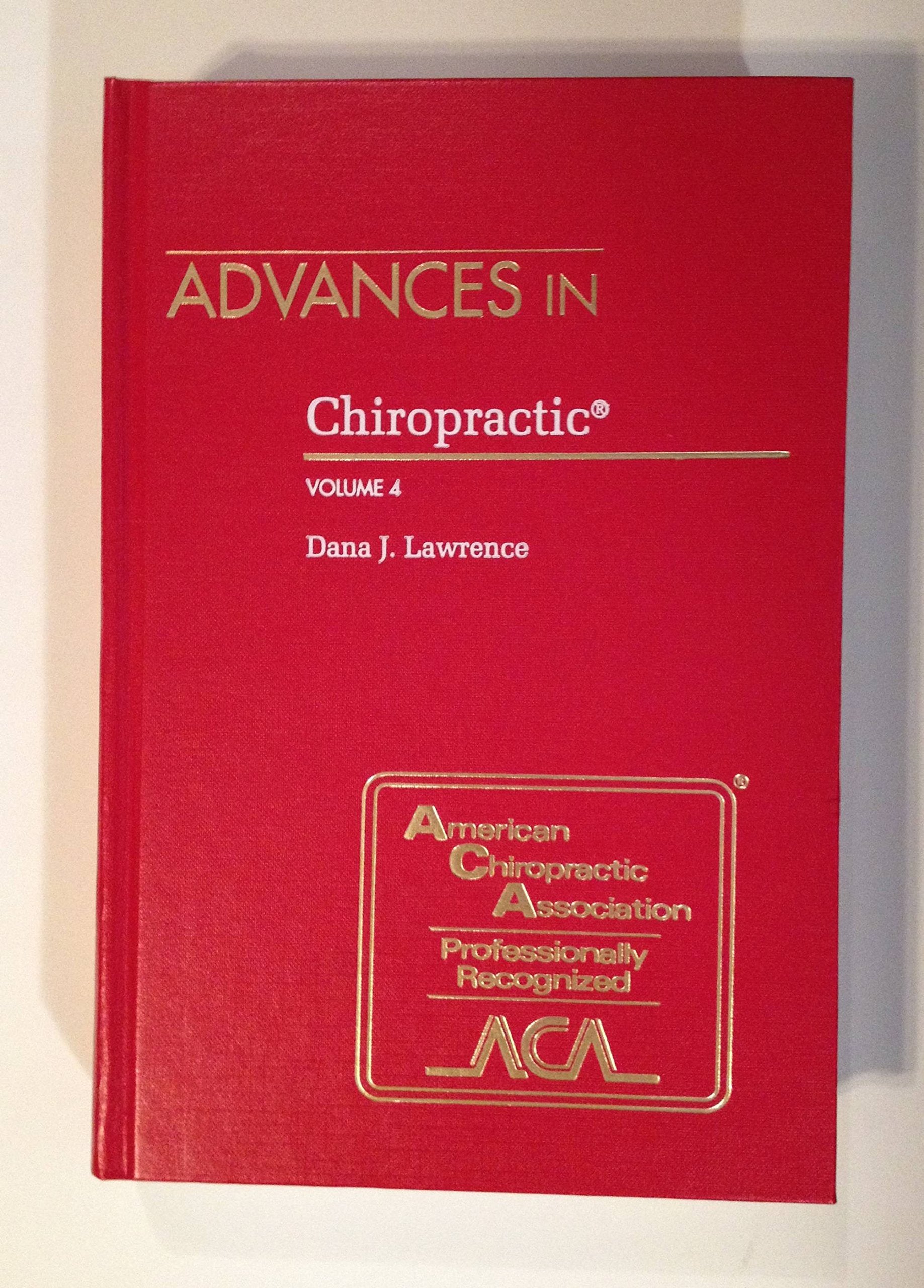 Advances In Chiropractic Vol.4,Used