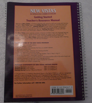 New Vistas: Getting Started,Used