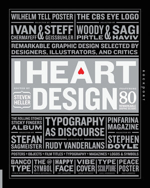 I Heart Design: Remarkable Graphic Design Selected by Designers, Illustrators, and Critics,Used