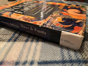 Voces de Espana: Antologia literaria (Spanish Edition),Used