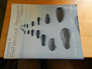 Methods in Behavioral Research,New