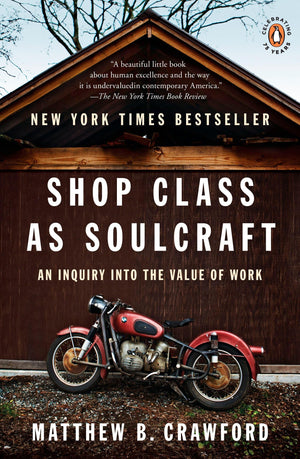 Shop Class As Soulcraft: An Inquiry Into The Value Of Work,New