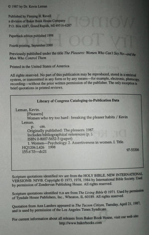 Women Who Try Too Hard: Breaking The Pleaser Habits,New