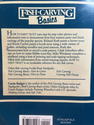 How to Paint Trout (Fish Carving Basics),Used