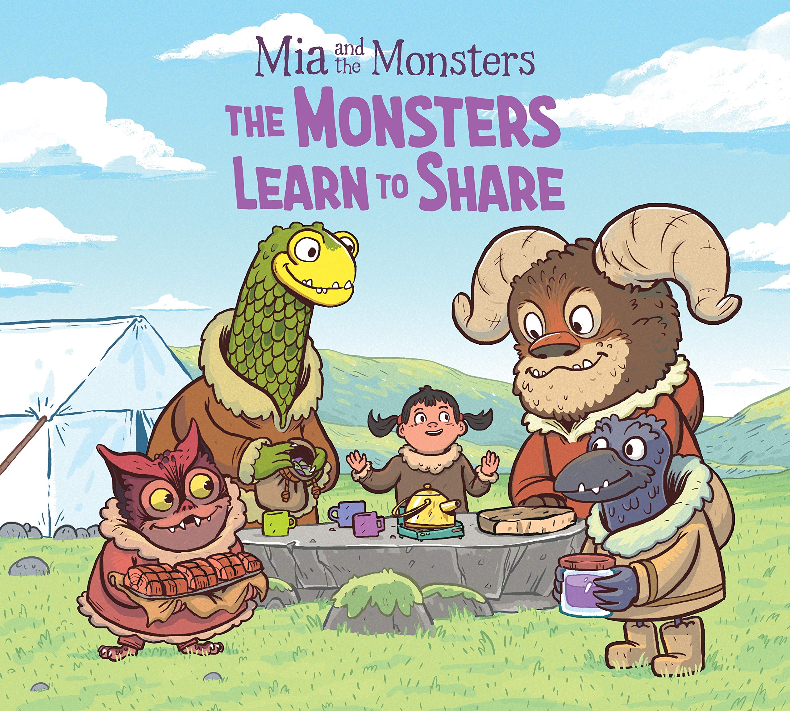 Mia and the Monsters: The Monsters Learn to Share: English Edition (Arvaaq JuniorMia and the Monsters),Used
