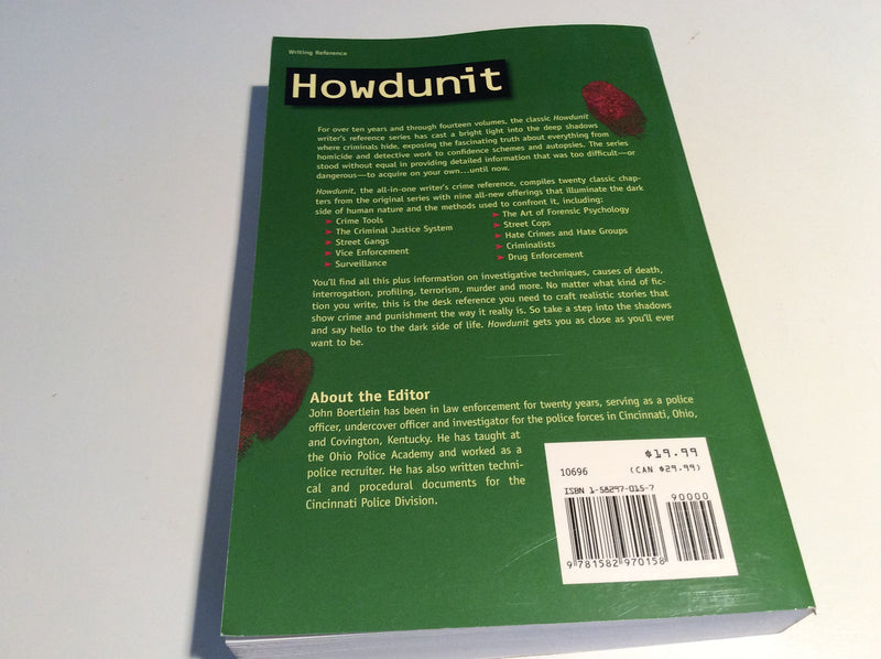 Howdunit: How Crimes Are Committed and Solved,Used