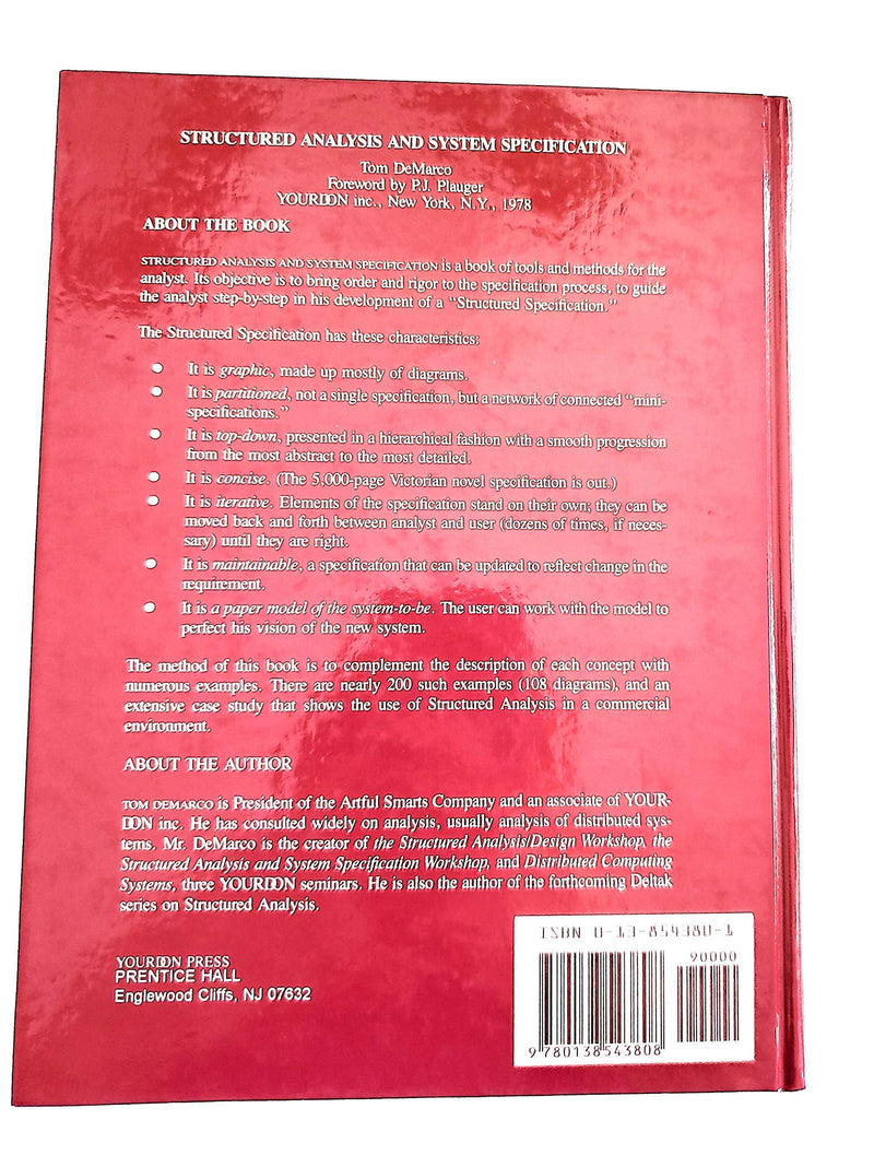 Structured Analysis and System Specification,Used