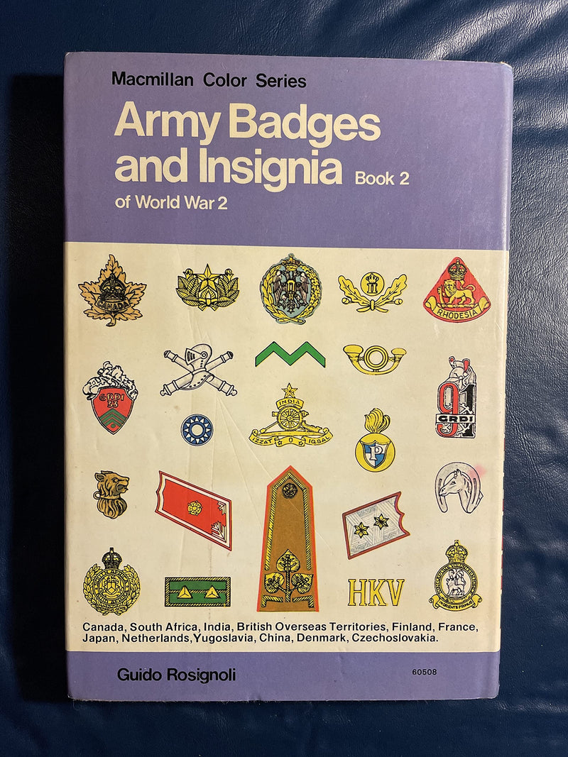 Army Badges And Insignia Of World War Ii, Book 2,Used