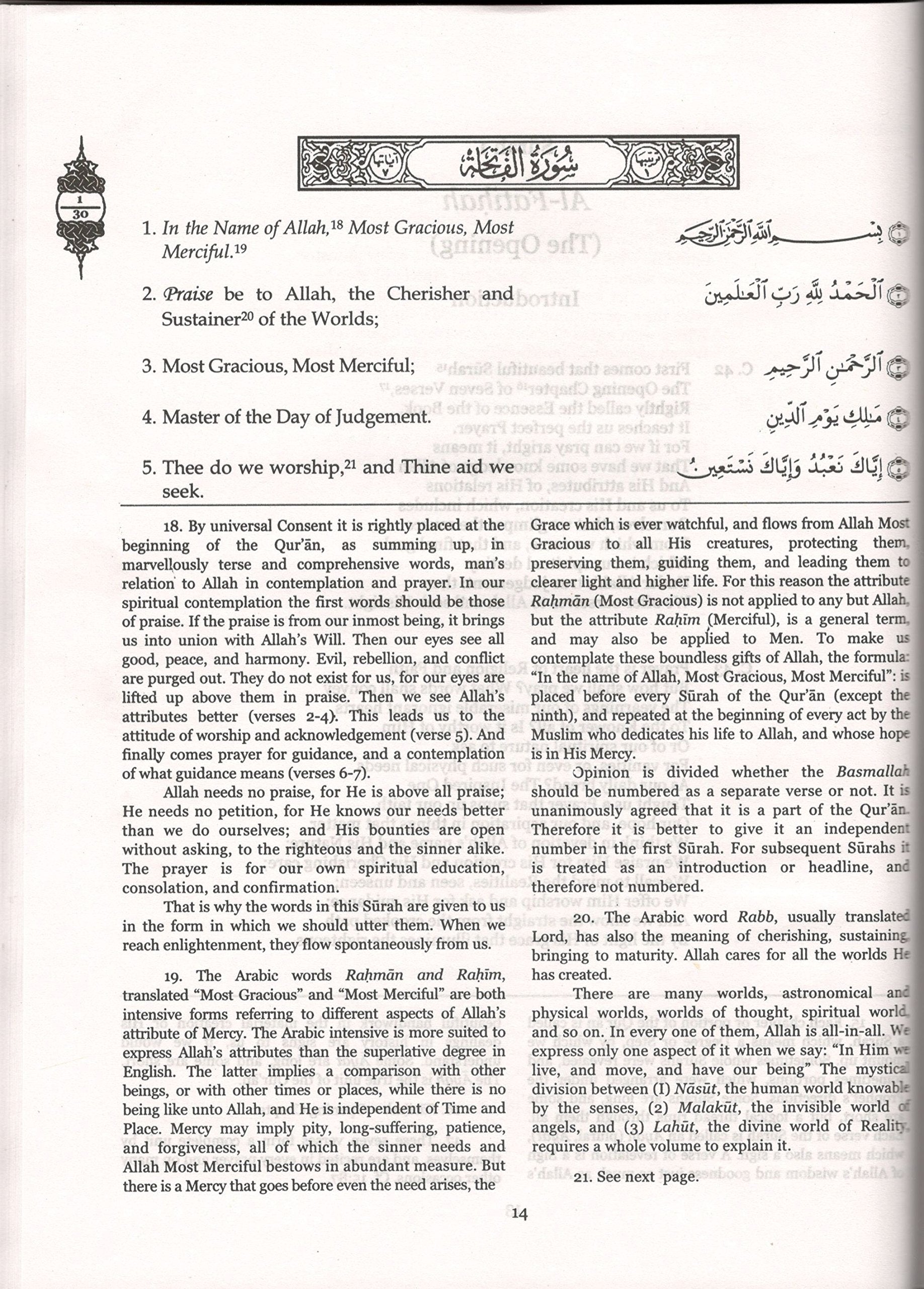 The Meaning of the Holy Qur'an: Complete Translation with Selected Notes,Used