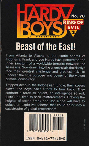 The Pacific Conspiracy (Ring Of Evil #3) (Hardy Boys Casefiles, Case 78),New