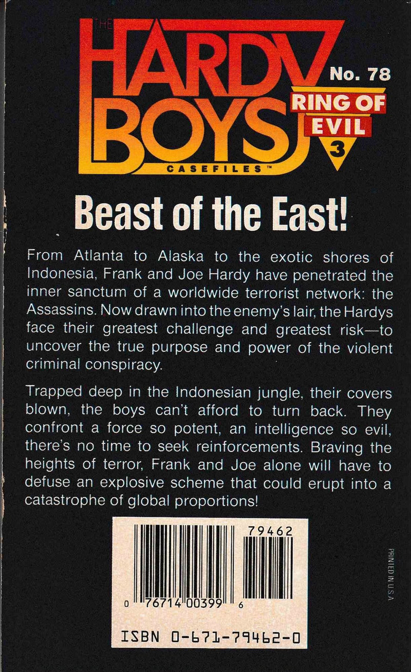 The Pacific Conspiracy (Ring Of Evil #3) (Hardy Boys Casefiles, Case 78),Used