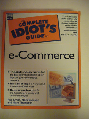 Complete Idiot's Guide to eCommerce (Complete Idiot's Guide),Used