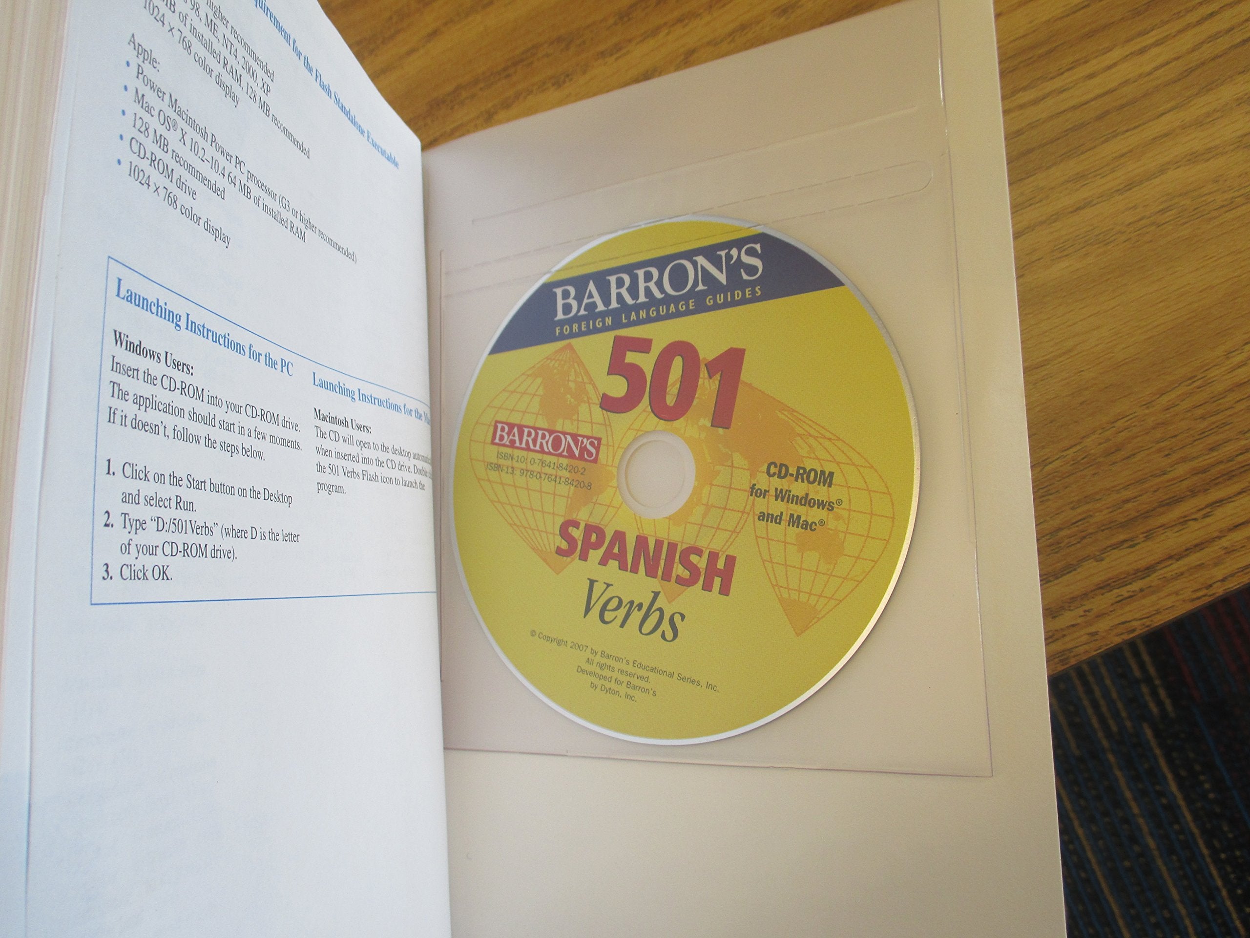 Barron'S 501 Spanish Verbs (Spanish Edition),New