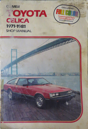 Toyota Celica, 19711981 Shop Manual,New