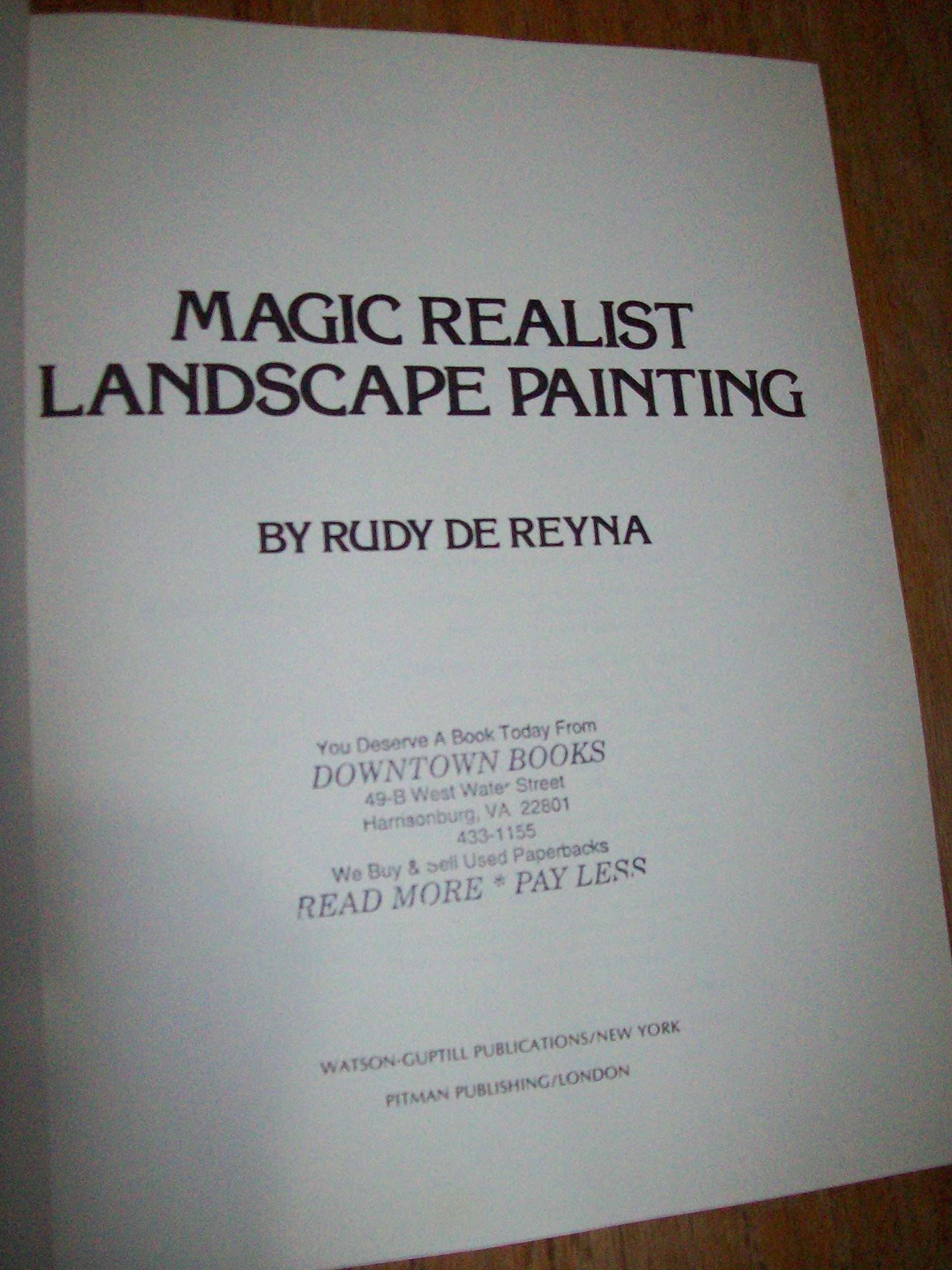 Magic Realist Landscape Painting,Used