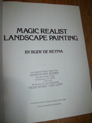 Magic Realist Landscape Painting,Used