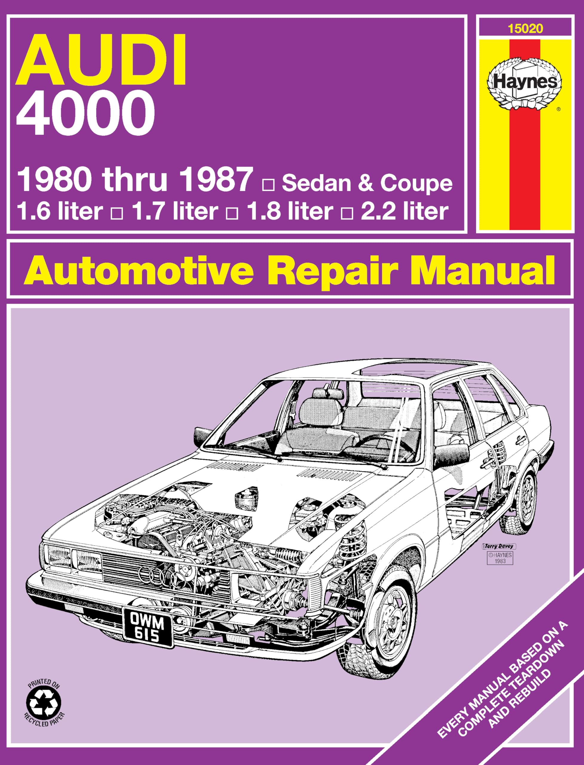 Audi 4000 '80'87 (Haynes Repair Manuals),Used
