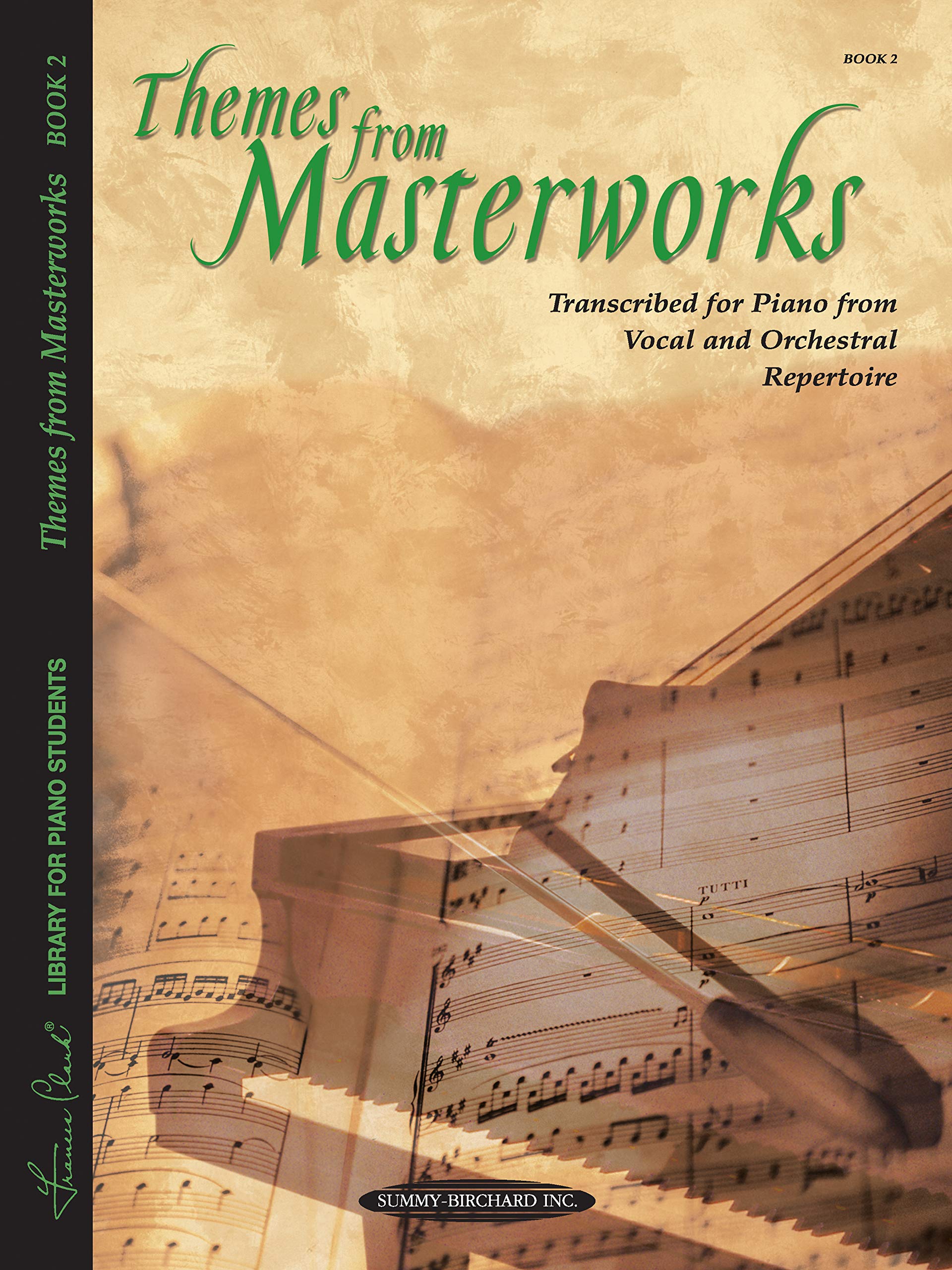 Themes From Masterworks Transcribed For Piano From Vocal And Orchestral Repertoire (Frances Clark Library For Piano Students Boo,New