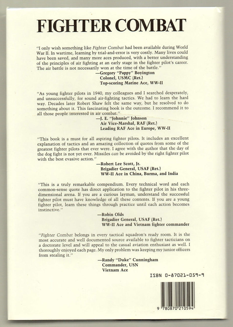 Fighter Combat: Tactics and Maneuvering,Used