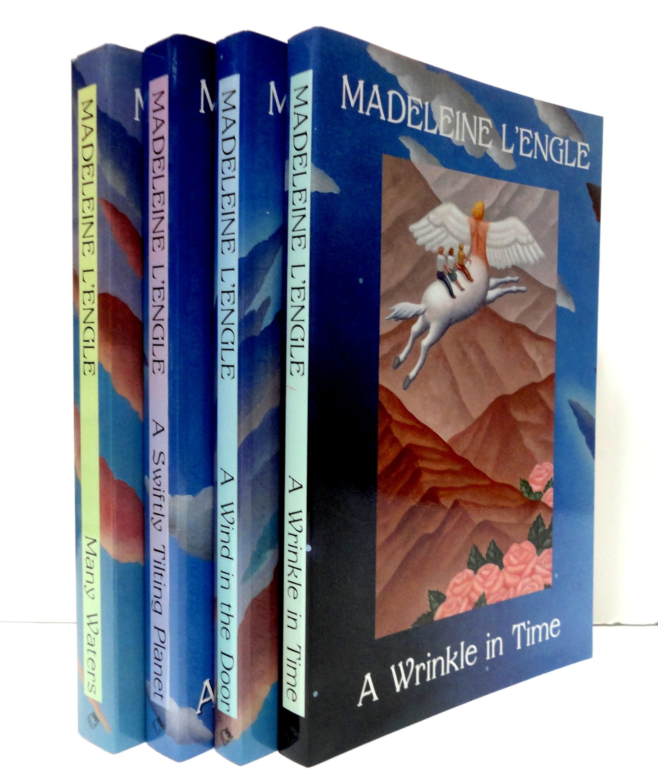 Madeleine L'Engle's Time Quartet Box Set (A Wrinkle in Time, A Wind in the Door, A Swiftly Tilting Planet, Many Waters),Used