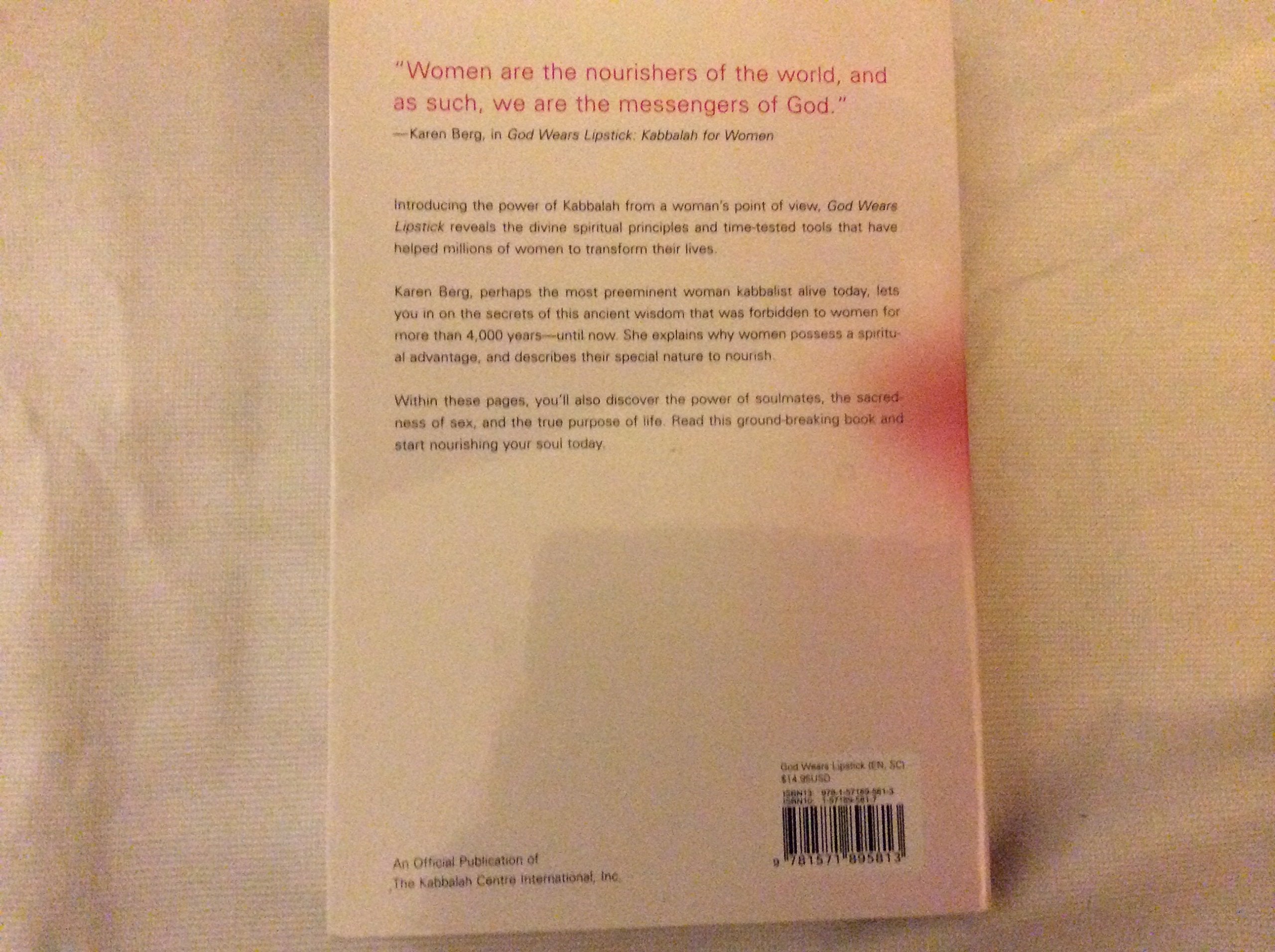 God Wears Lipstick: Kabbalah For Women