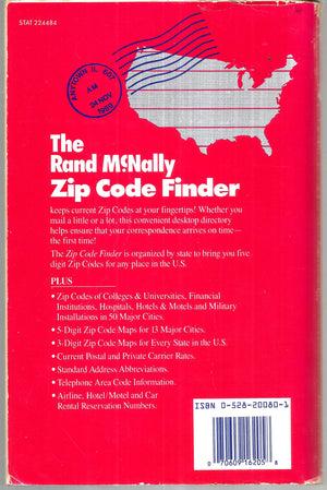 1989 Zip Code Finder,Used