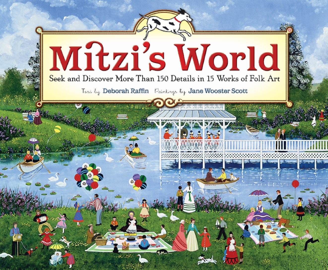 Mitzi'S World: Seek And Discover More Than 150 Details In 15 Works Of Folk Art