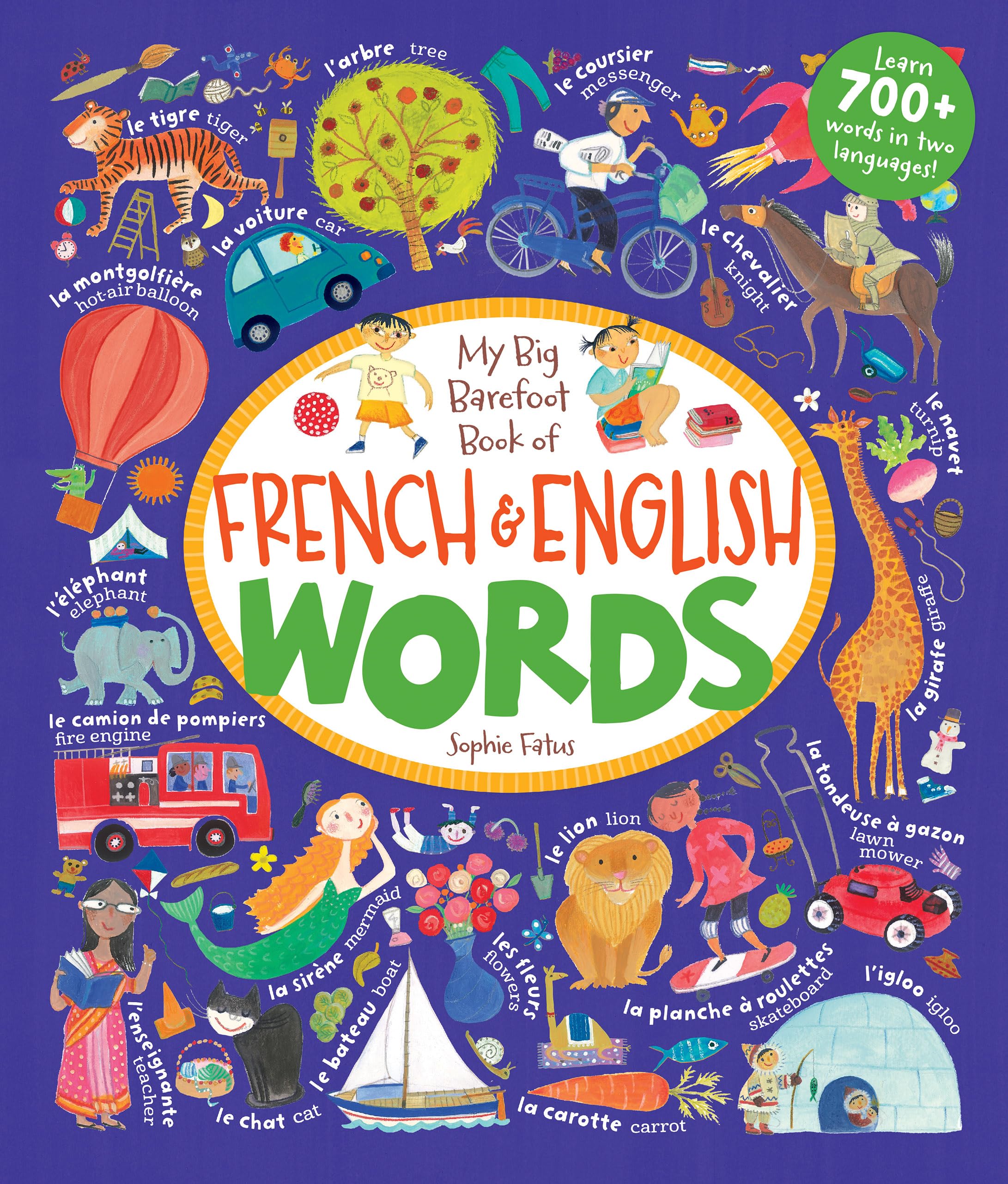 My Big Barefoot Book of French & English Words (English and French Edition),Used
