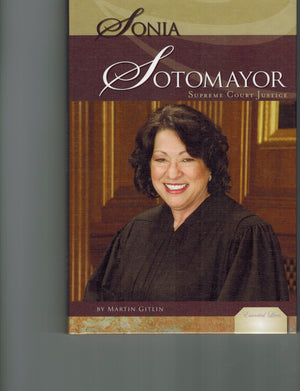 Sonia Sotomayor: Supreme Court Justice (Essential Lives),Used
