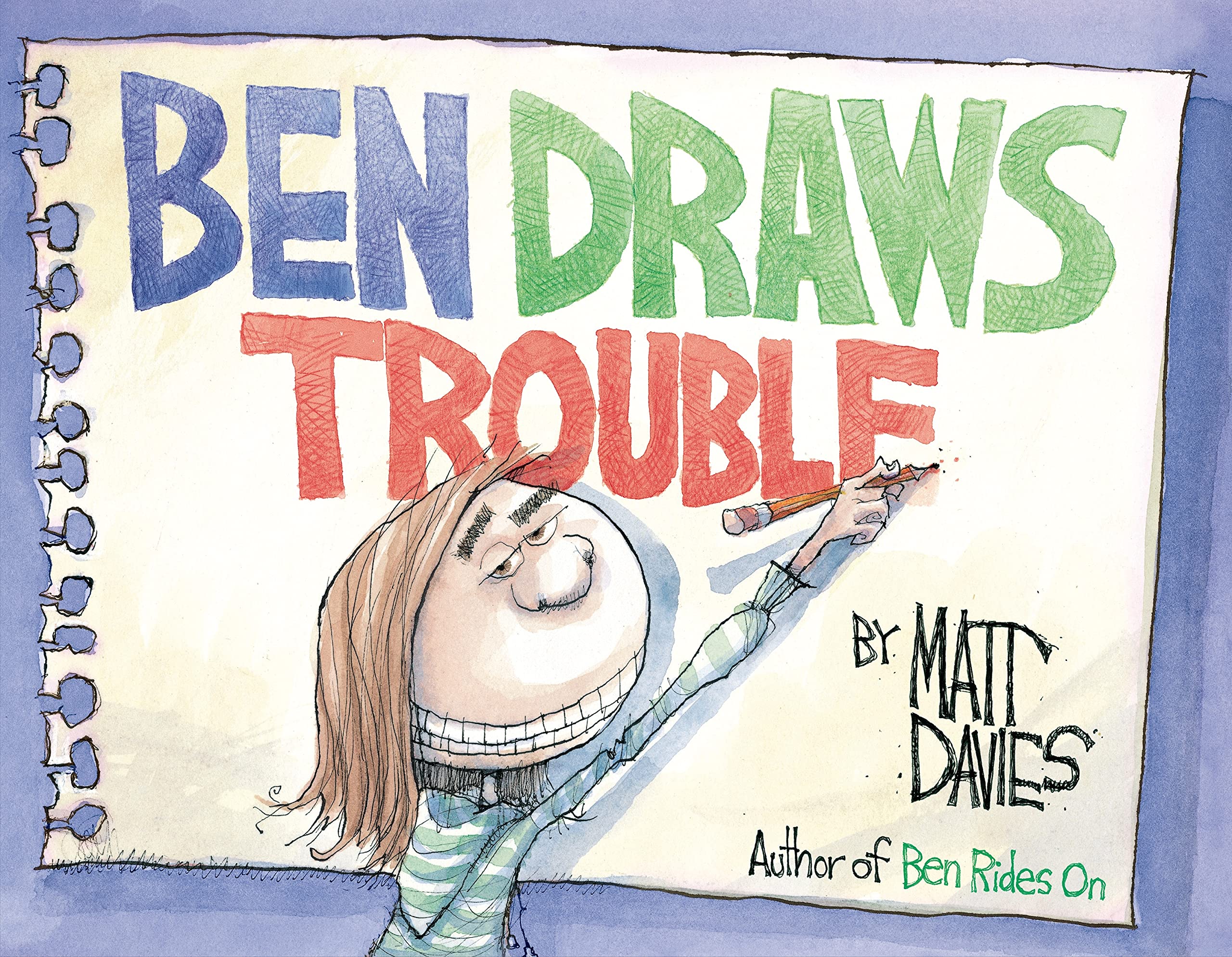 Ben Draws Trouble: A Picture Book,Used