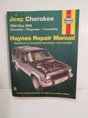 Haynes Jeep Cherokee 1984 Thru 1999,Used