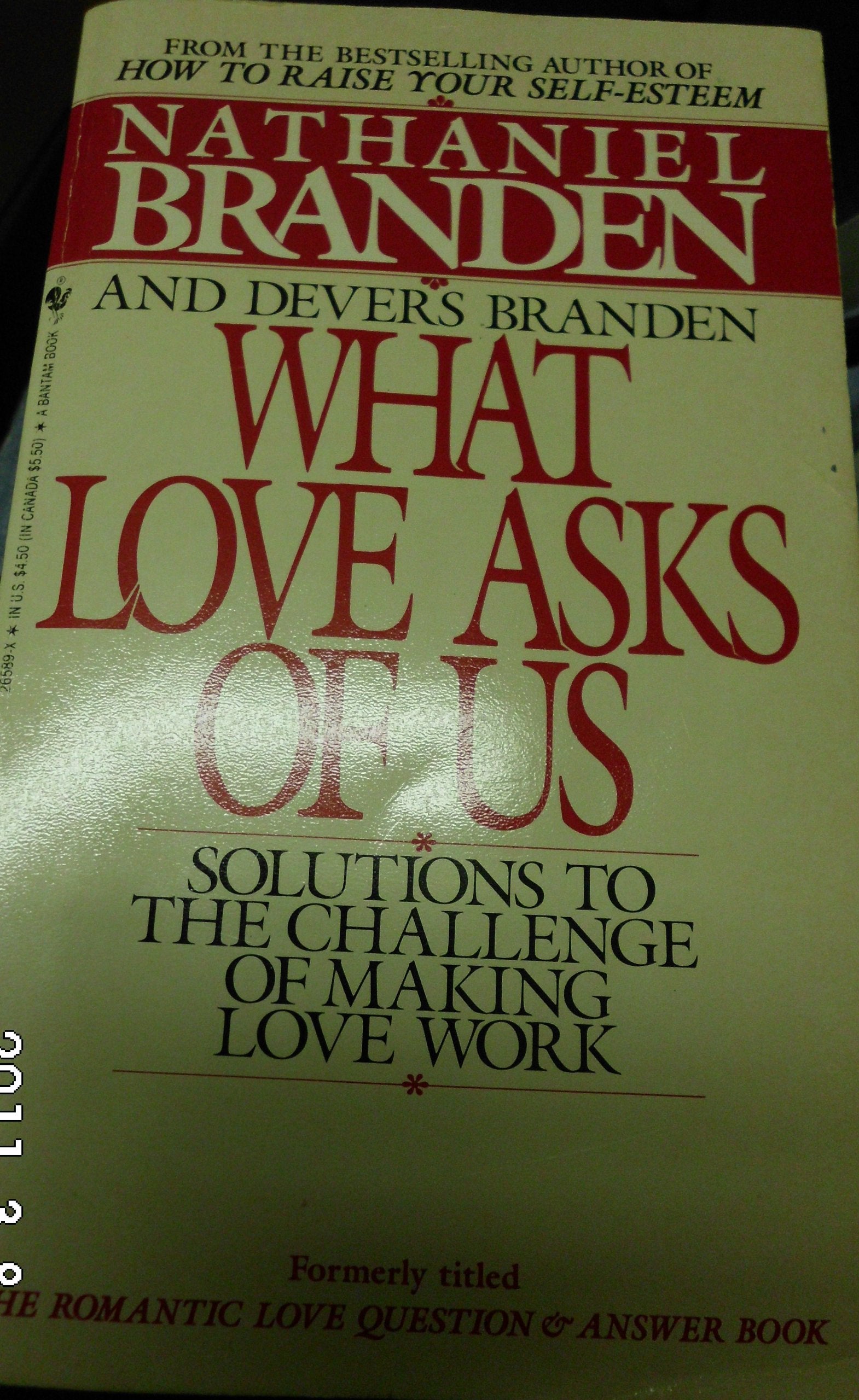 What Love Asks of Us,Used