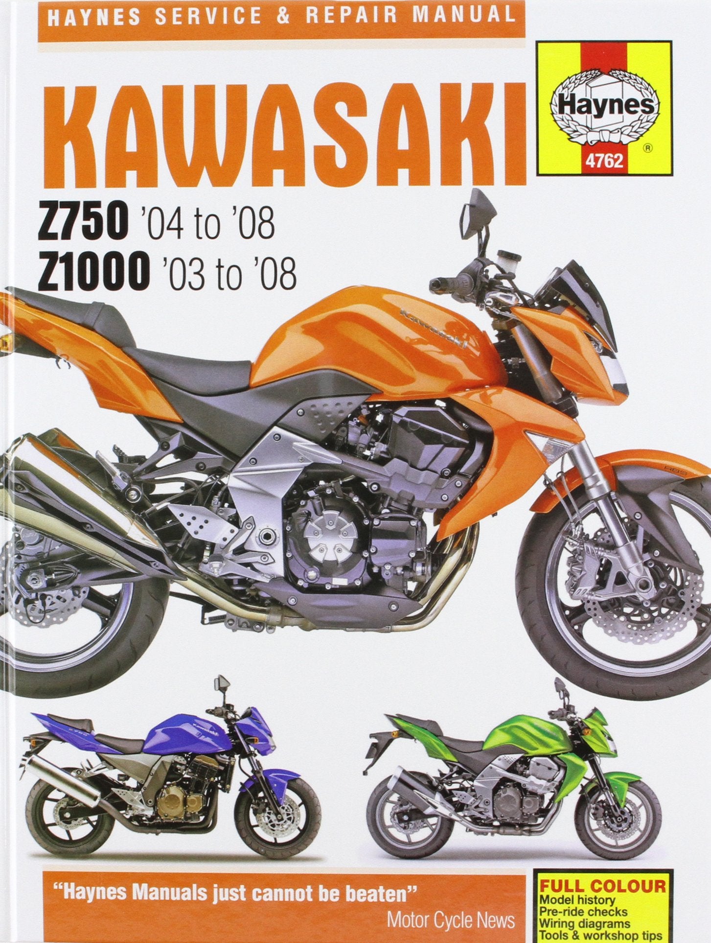 Kawasaki Z750 and Z1000 Service and Repair Manual (Haynes Service and Repair Manuals),New
