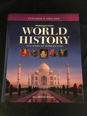 World History: Patterns of Interaction: Teacher Edition 2007,Used