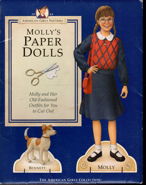 Molly's Paper Dolls: Molly and Her OldFashioned Outfits for You to Cut Out (American Girls Pastimes),Used