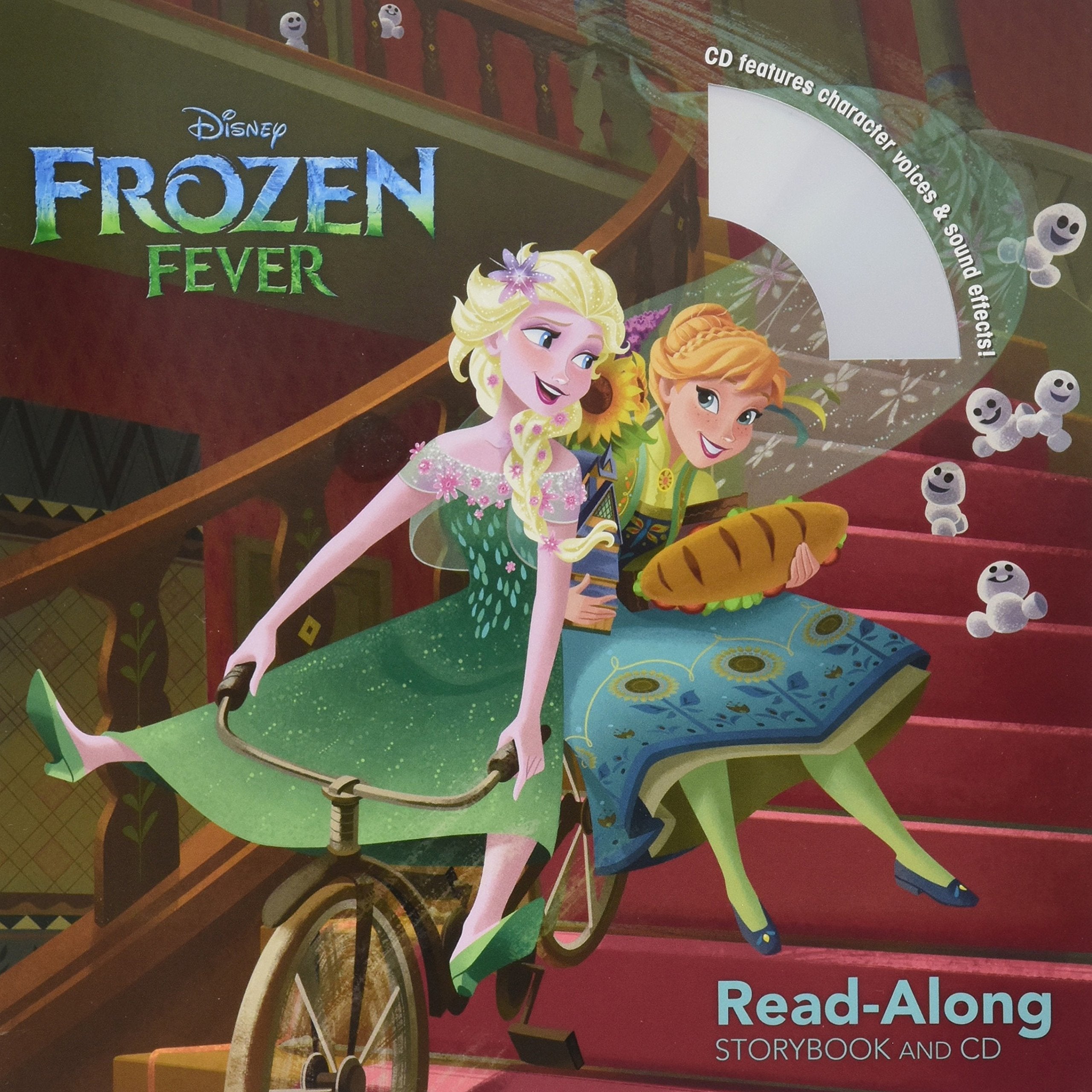 Frozen Fever ReadAlong Storybook and CD,Used