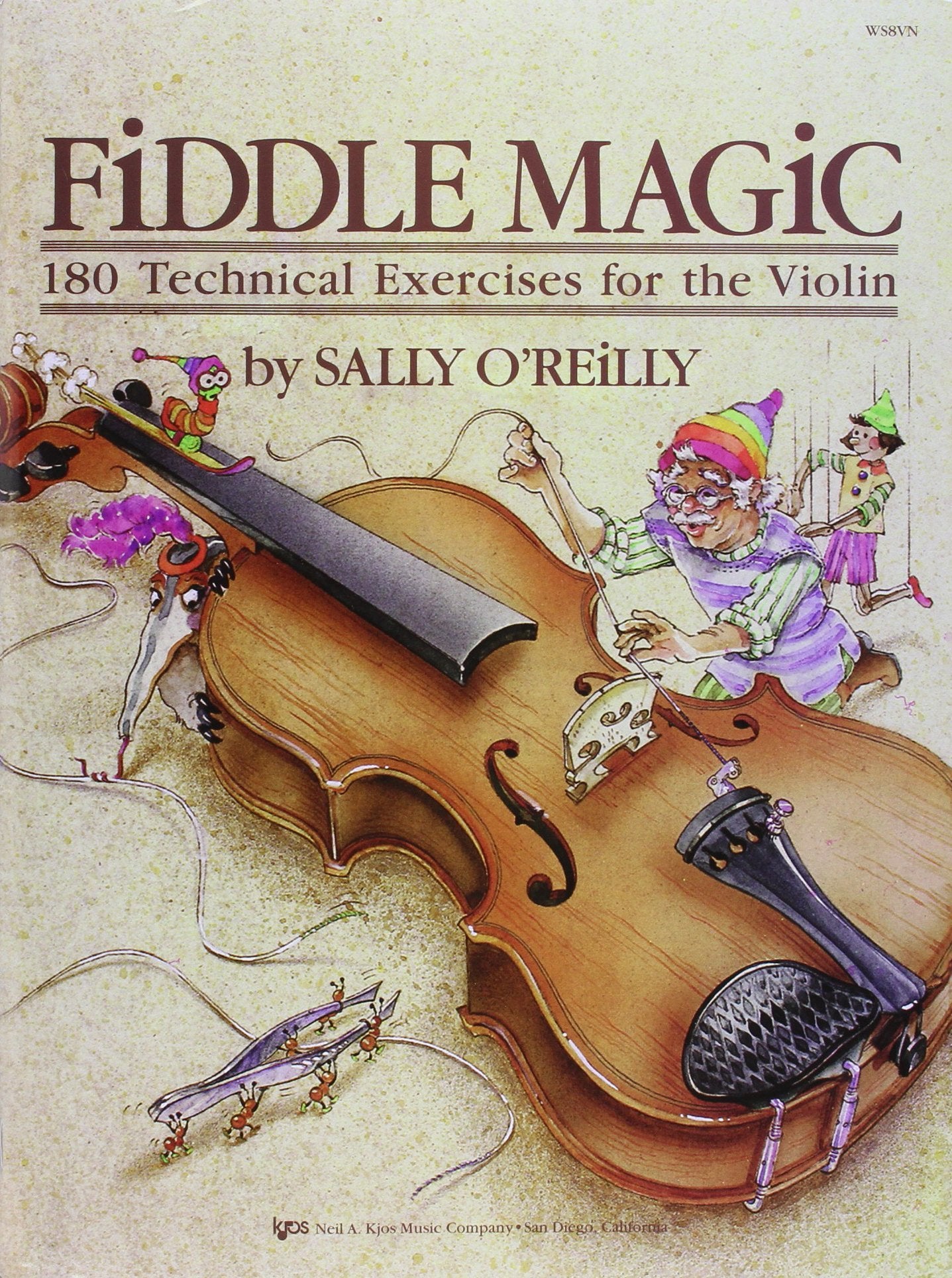 WS8VN  Fiddle Magic  180 Technical Exercises for the Violin,New