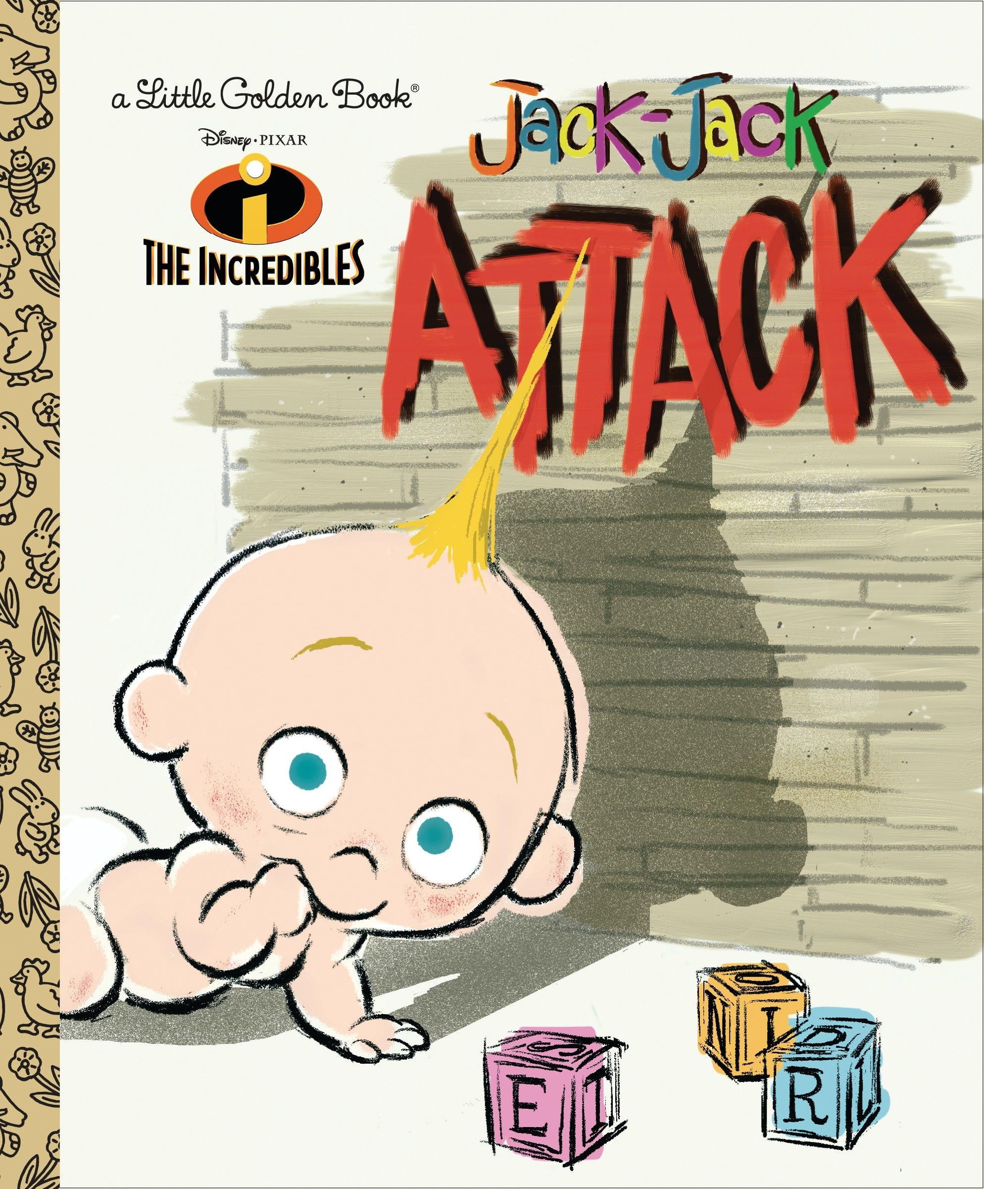 The Incredibles: JackJack Attack (Little Golden Book),Used