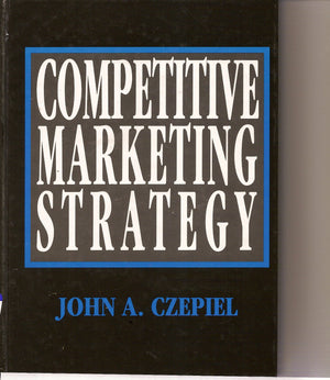 Competitive Marketing Strategy (The PrenticeHall Series in Marketing),Used