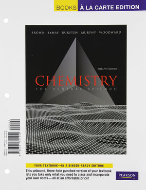 Books A la Carte for Chemistry: The Central Science (12th Edition),Used