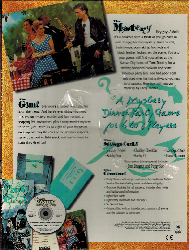 A Murder on the Grill: Murder Mystery Party,Used