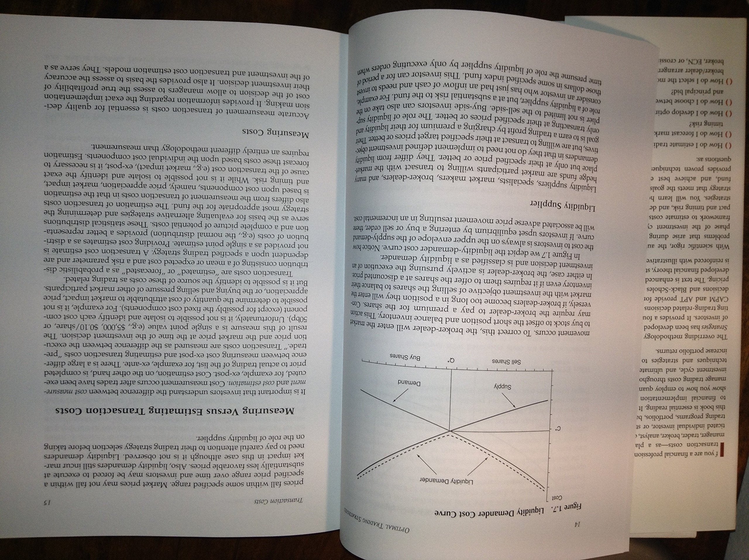 Optimal Trading Strategies: Quantitative Approaches For Managing Market Impact And Trading Risk-used
