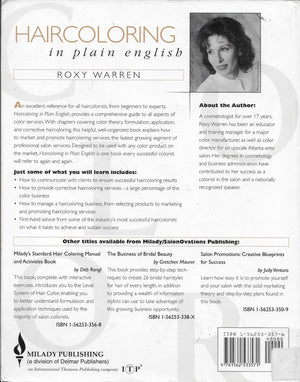 Haircoloring in Plain English: A Practical Guide for Professionals,Used