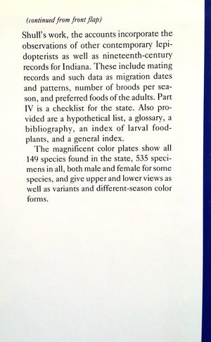 The Butterflies of Indiana,Used